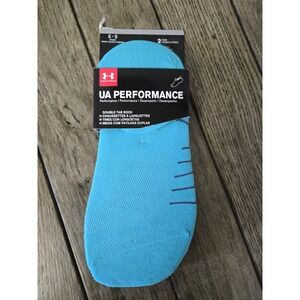 Womens 6-9 UA Performance Double Tab Sock 2 Pack Clear Silicone GripToe & Foot